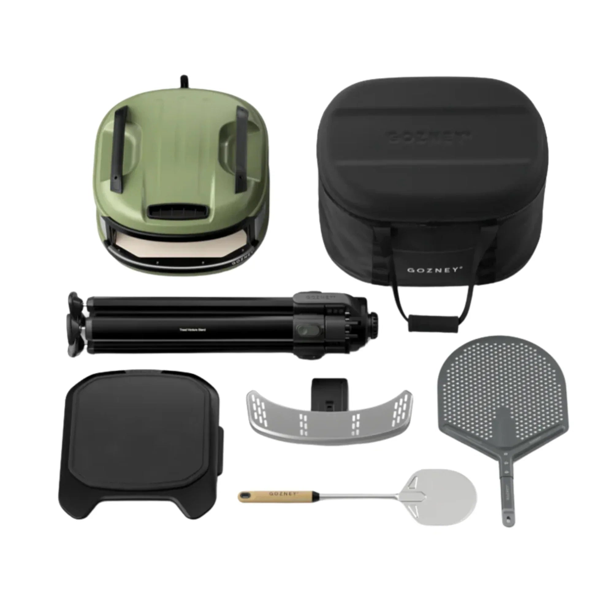 Gozney Tread Olive Portable Propane Gas Pizza Oven Complete Bundle
