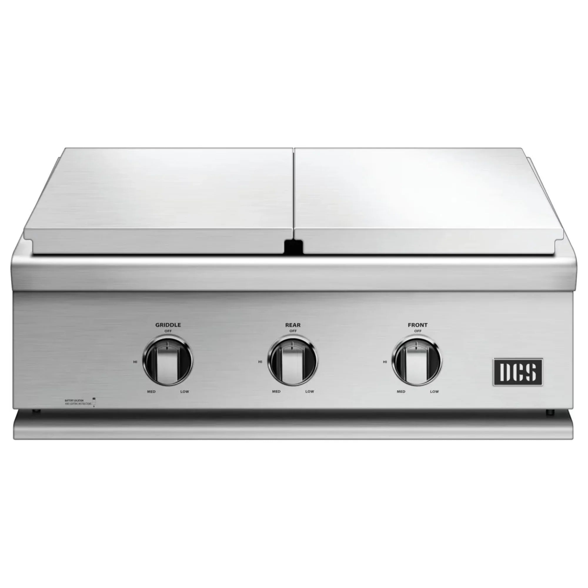 DCS Series 7 30-Inch Gas Griddle w/ Double Side Burner