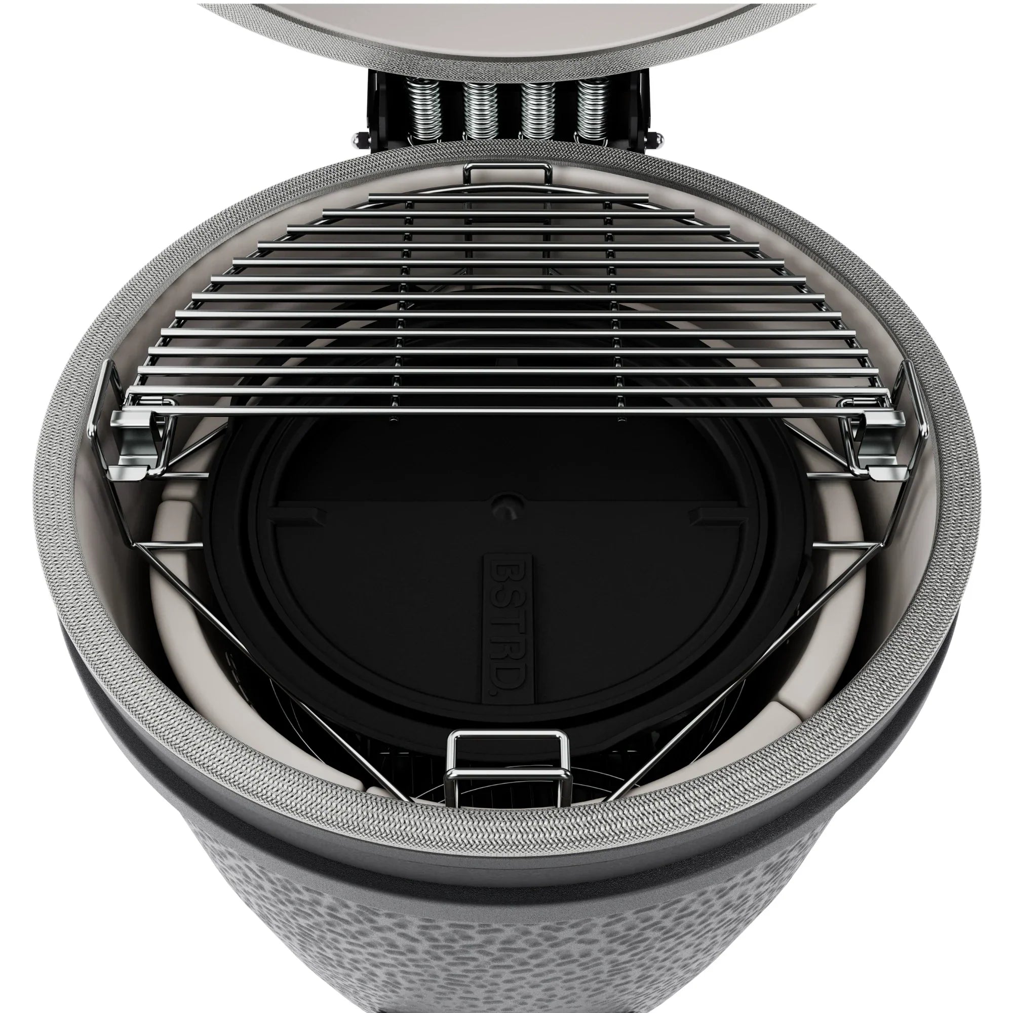 BSTRD Pro Large Solo Graphite Built-In Kamado Charcoal Grill