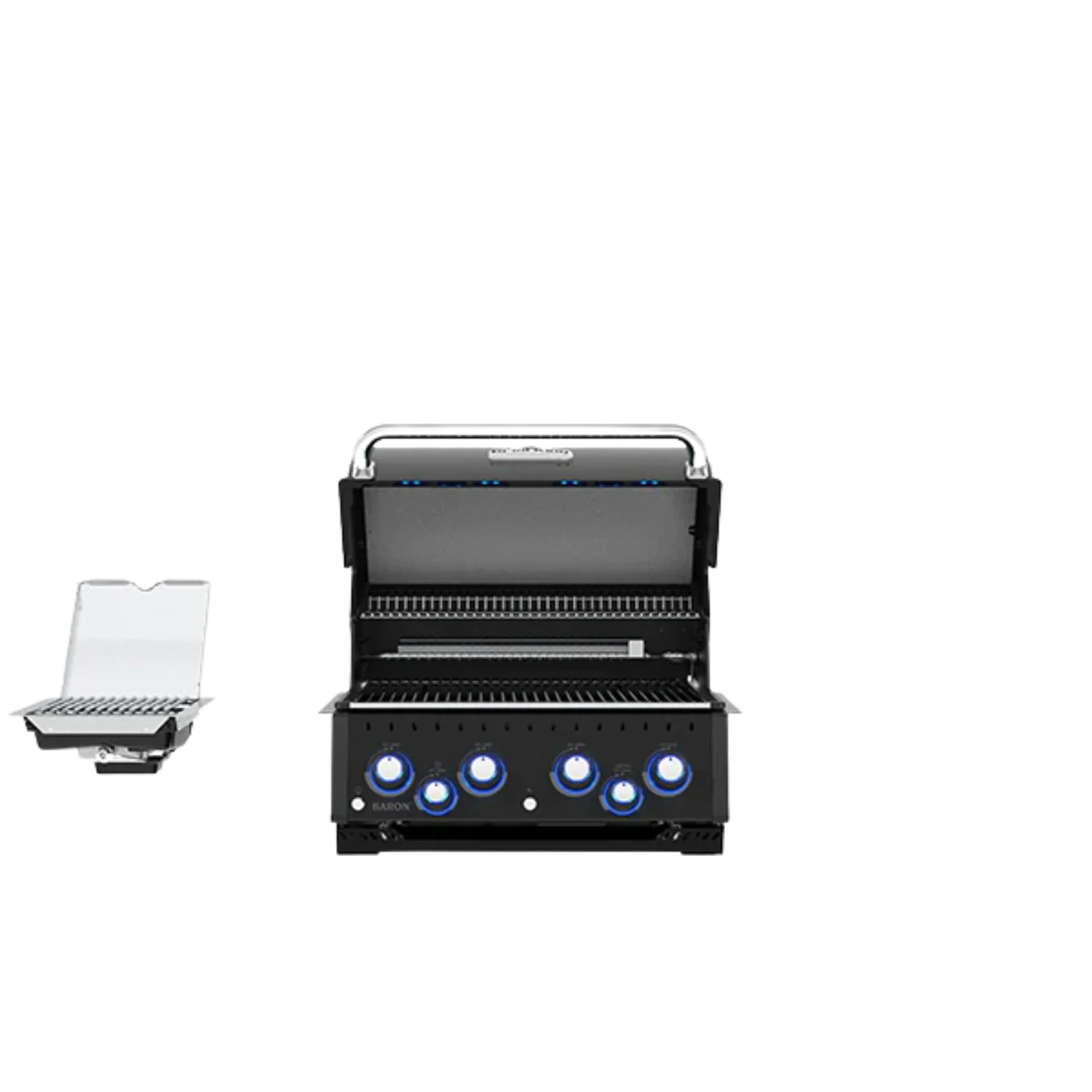 Broil King 28-Inch Baron 490 IR Built-In Gas Grill w/ Rotisserie kit